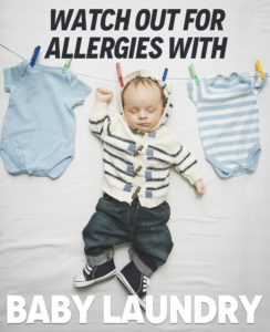 allergies with baby laundry